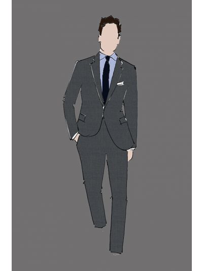 Uniform Tie Navy Solid (Front Desk & Concierge)