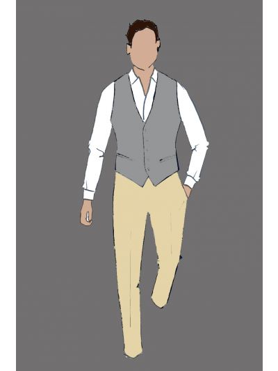 Grey Knit Vest (Lobby Bar Bartender & IRD)